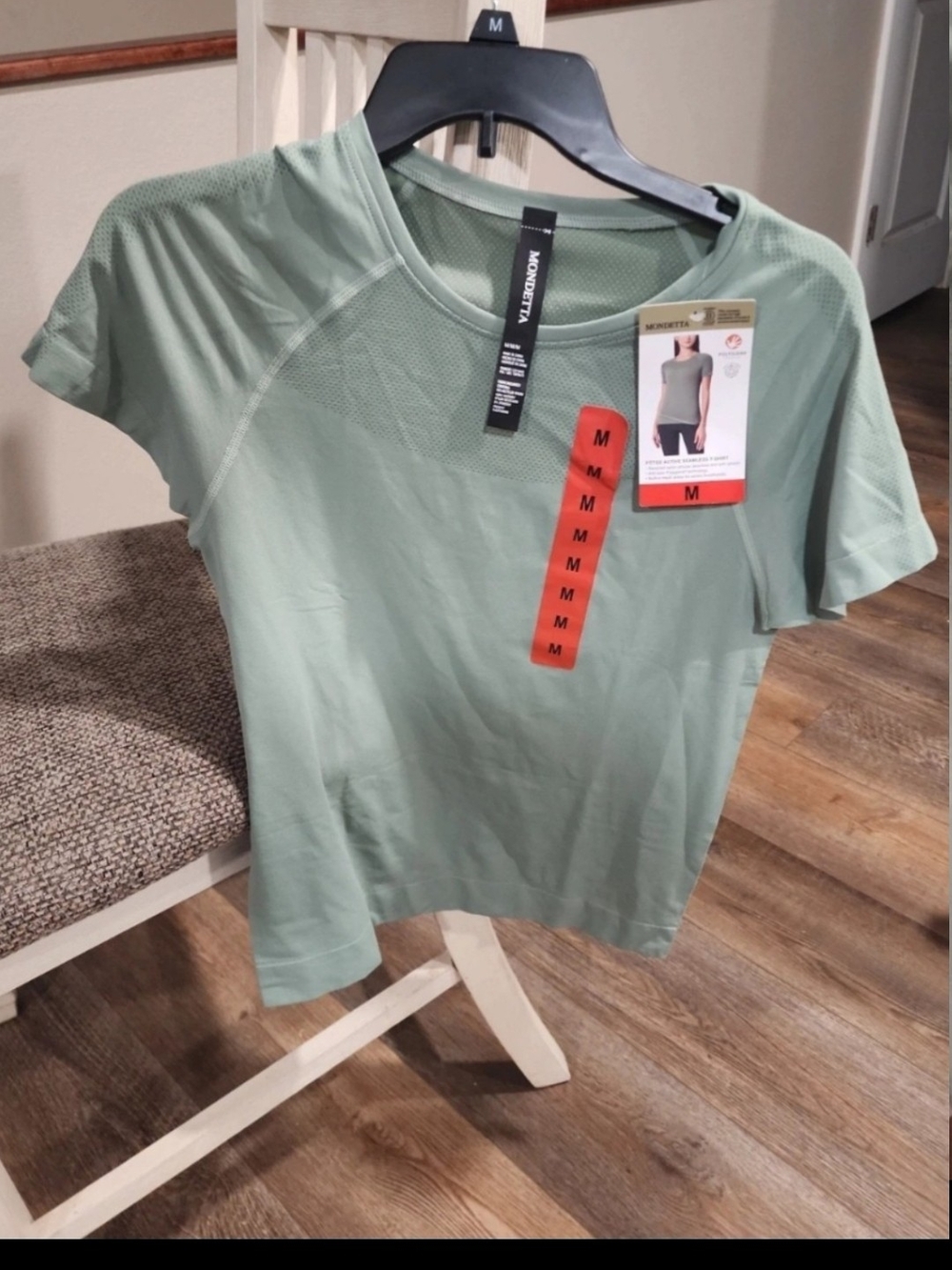 Mondetta Sage Green Short Sleeve Active Tee